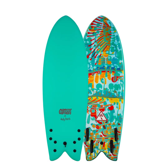[先行予約2026モデル] ヘリテージ 5'8" x Andy Davis レトロフィッシュ クアッドフィン