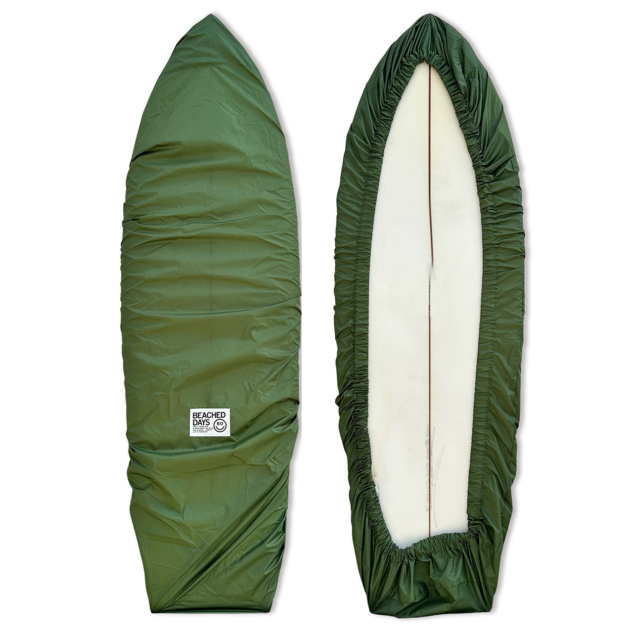 青色のファンボード EST 6'6 デッキパッド、ケース付き BEACHED DAYS デッキカバー 5ft.-6.6ft.用 – 【公式】キャッチサーフ